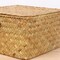 Wicker Storage Baskets with Lid (Natural, X-Small) 6.7"D x 6.7"W x 4"H
